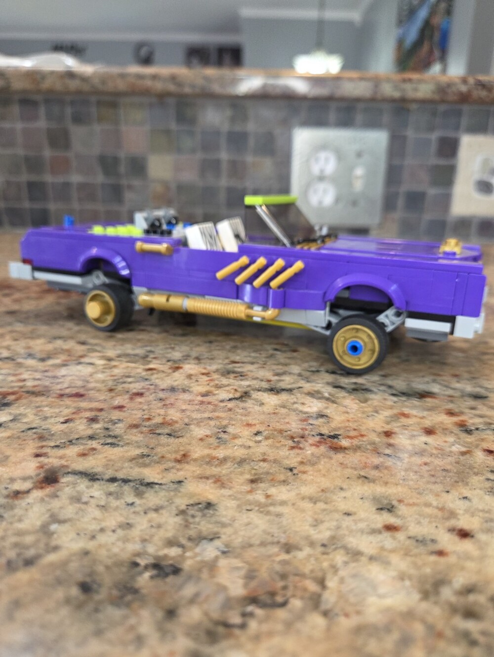 LEGO The Joker Notorious Lowrider Vehicle Purple Green Gold *Incomplete* 70906